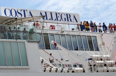 Costa Allegra: rientrati in Italia i passeggeri
